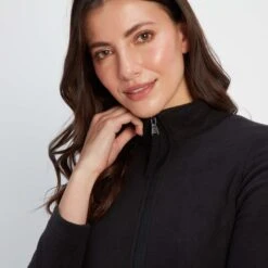 Shire Womens Fleece Jacket - Black -Fashion General Store 61856 SHIRJ300 4