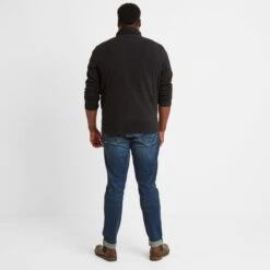 Shire Mens Fleece Zipneck - Black -Fashion General Store 61856 SHIRZ001 3