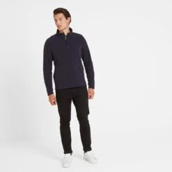 Shire Mens Fleece Zipneck - Navy -Fashion General Store 61856 SHIRZ002 1