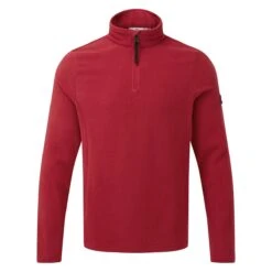 Shire Mens Fleece Zipneck - Chilli Red -Fashion General Store 61856 SHIRZ003