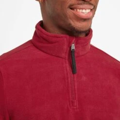Shire Mens Fleece Zipneck - Chilli Red -Fashion General Store 61856 SHIRZ003 4