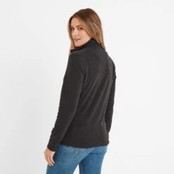 Shire Womens Fleece Zipneck - Black -Fashion General Store 61856 SHIRZ300 2
