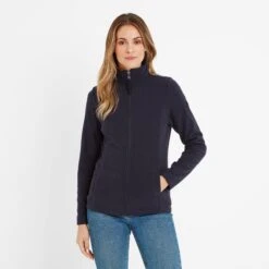 Fashion General Store 11 Shire Womens Fleece Jacket - Navy