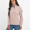 Shire Womens Fleece Zipneck - Dusky Pink 1 Shire Womens Fleece Zipneck - Dusky Pink -Fashion General Store 61856 SHIRZ313 2