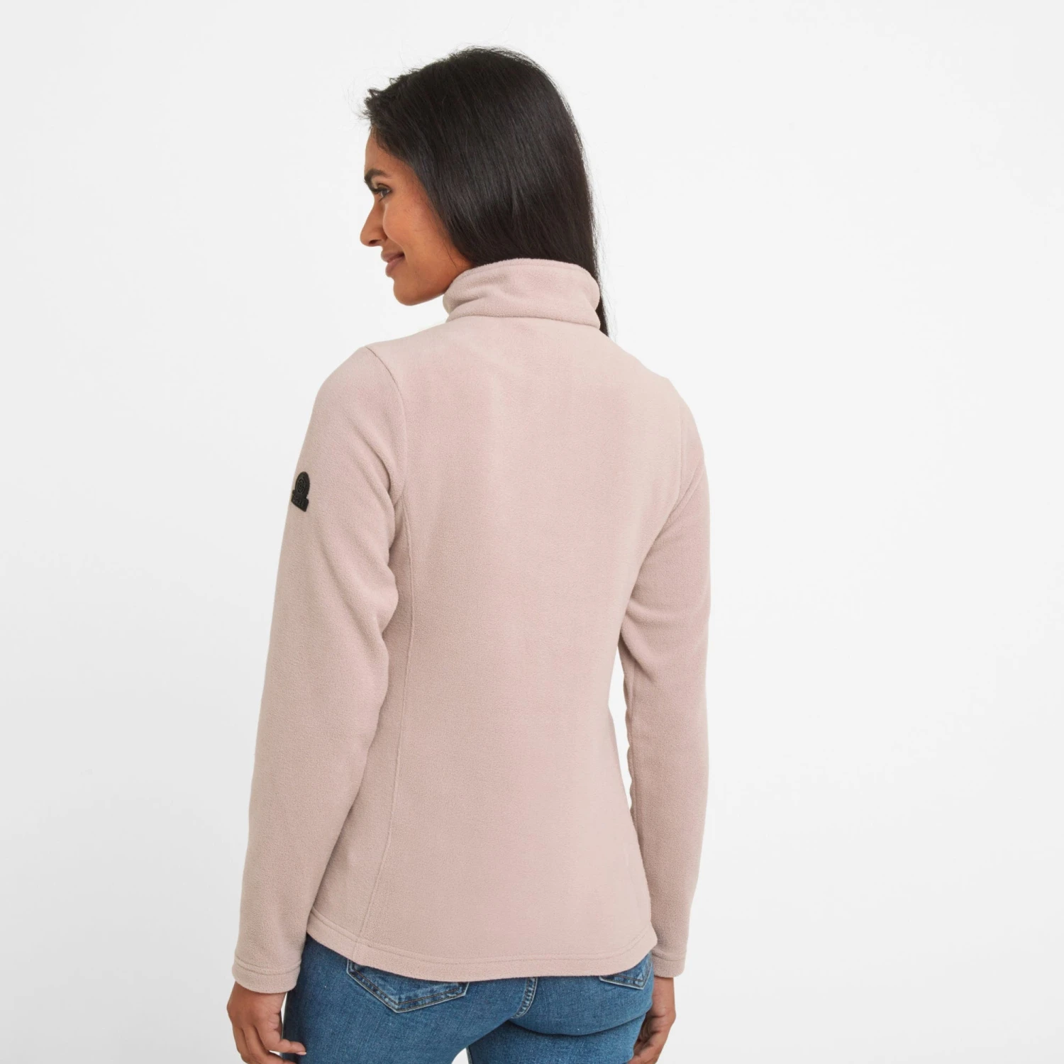Shire Womens Fleece Zipneck - Dusky Pink 5 Shire Womens Fleece Zipneck - Dusky Pink - Image 3