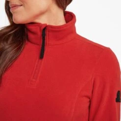 Shire Womens Fleece Zipneck - Dark Coral -Fashion General Store 61856 SHIRZ314 5