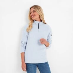 Shire Womens Fleece Zipneck - Ice Blue -Fashion General Store 61856 SHIRZ317 5