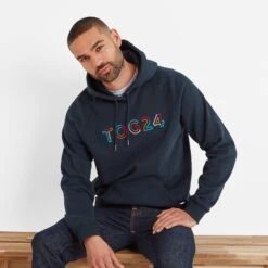 Shotton Mens Hoodie - Dark Indigo -Fashion General Store 61856 SHOTT003 4