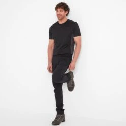 Silsden Mens Waterproof Trousers Short - Black