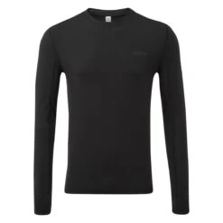 Snowdon Mens Thermal Base Layer Crew Neck - Black -Fashion General Store 61856 SNOW010