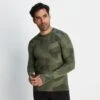 Snowdon Mens Thermal Base Layer Crew Neck - Khaki Camo Print 2 Snowdon Mens Thermal Base Layer Crew Neck - Khaki Camo Print -Fashion General Store 61856 SNOW016 2