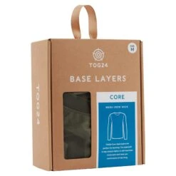 Snowdon Mens Thermal Base Layer Crew Neck - Khaki Camo Print -Fashion General Store 61856 SNOW016 Box