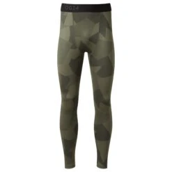 Snowdon Mens Thermal Base Layer Leggings - Khaki Camo Print -Fashion General Store 61856 SNOW102