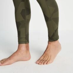 Snowdon Mens Thermal Base Layer Leggings - Khaki Camo Print -Fashion General Store 61856 SNOW102 4