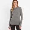 Snowdon Womens Thermal Base Layer Crew Neck - Grey Marl -Fashion General Store 61856 SNOW311 1