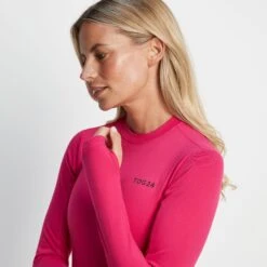 Snowdon Womens Thermal Base Layer Crew Neck - Magenta Pink -Fashion General Store 61856 SNOW315 4