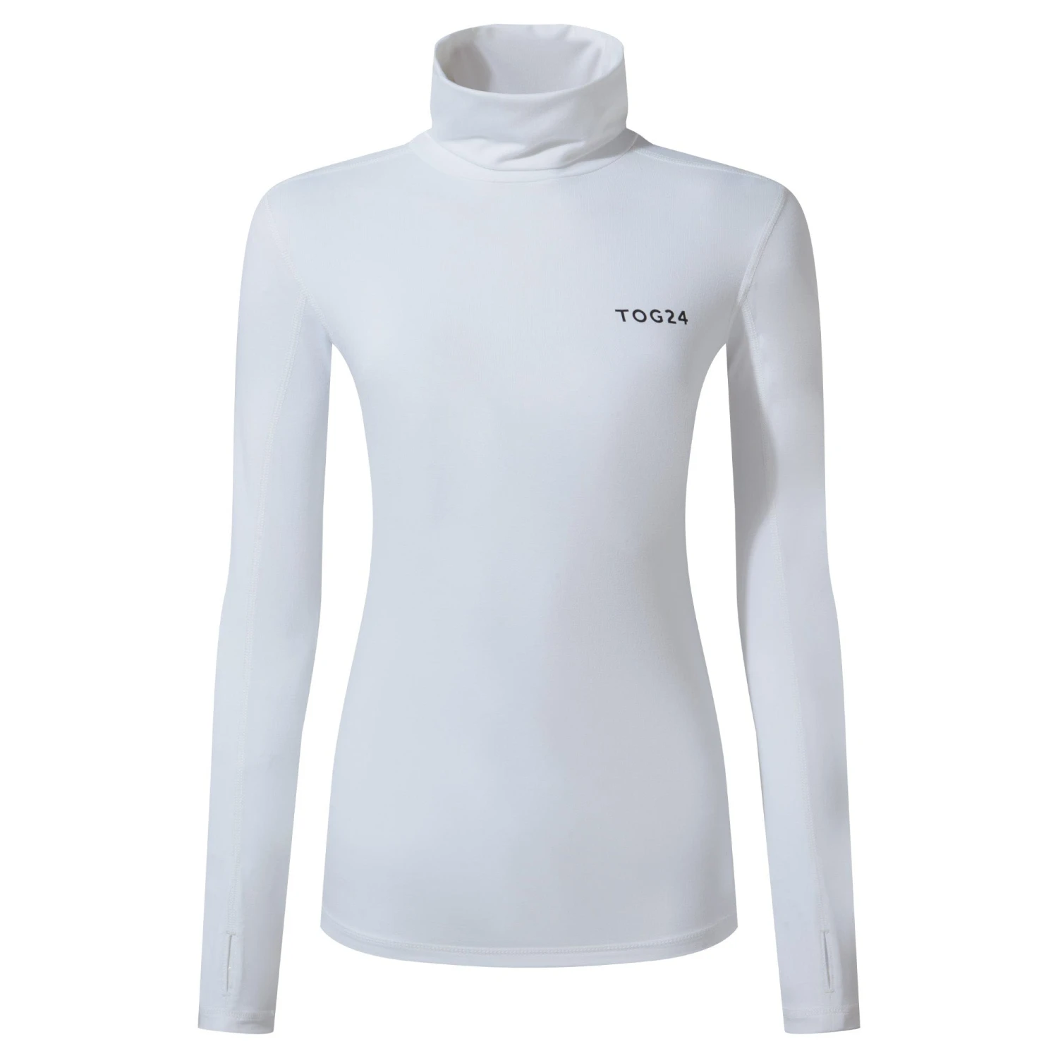 Snowdon Womens Thermal Base Layer Roll Neck - Optic White 9 Snowdon Womens Thermal Base Layer Roll Neck - Optic White - Image 7