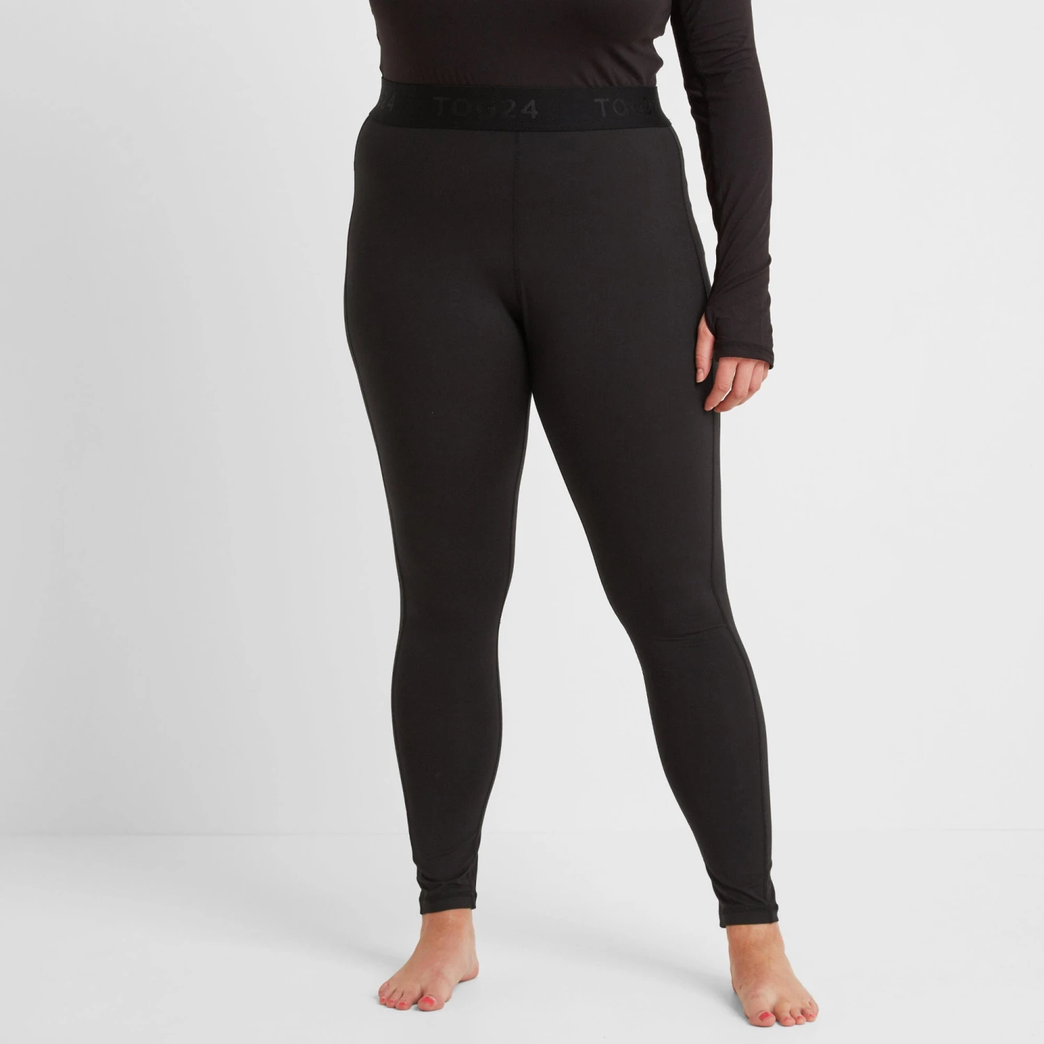 Snowdon Womens Thermal Base Layer Legging - Black 7 Snowdon Womens Thermal Base Layer Legging - Black - Image 5