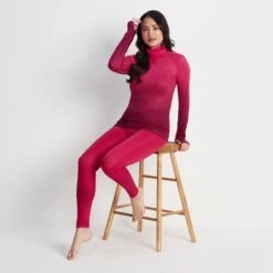 Snowdon Womens Thermal Base Layer Legging - Cerise Fairisle 15 Snowdon Womens Thermal Base Layer Legging - Cerise Fairisle -Fashion General Store 61856 SNOW402 6
