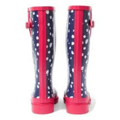 Splash Womens Wellies - Magenta Pink Spot -Fashion General Store 61856 SPLA500 5