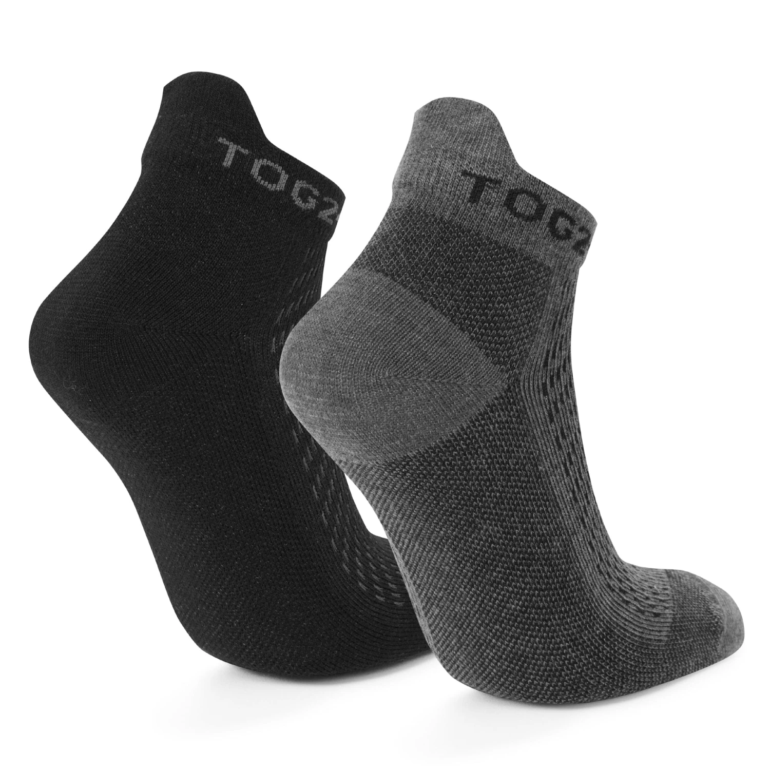 Steyr 2Pack Trek Socks - Black/Dark Grey Marl 4 Steyr 2Pack Trek Socks - Black/Dark Grey Marl - Image 2
