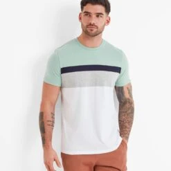 Stolford Mens T-Shirt - Teal Mist