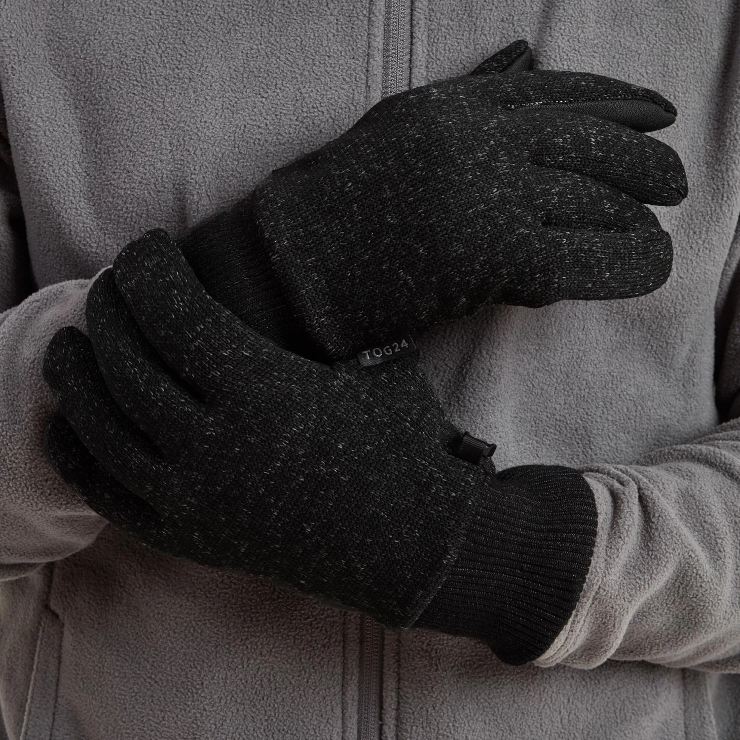 Storm Knitlook Gloves - Black Marl 3 Storm Knitlook Gloves - Black Marl