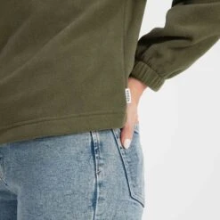 Tallard Womens Funnel Neck Microfleece - Khaki -Fashion General Store 61856 TALL300 5