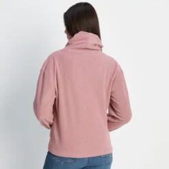 Tallard Womens Funnel Neck Microfleece - Faded Pink -Fashion General Store 61856 TALL301 3