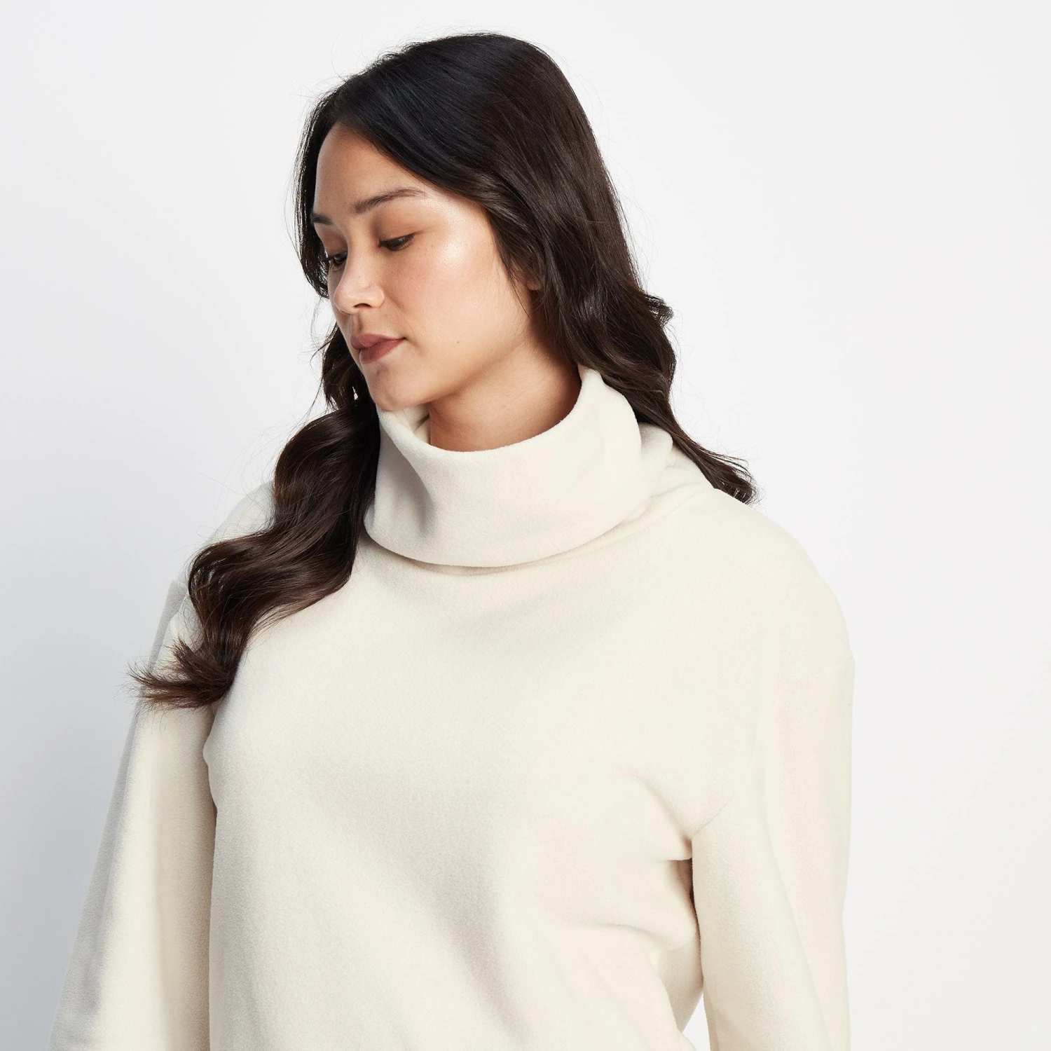 Tallard Womens Funnel Neck Microfleece - Vanilla 3 Tallard Womens Funnel Neck Microfleece - Vanilla - Image 2