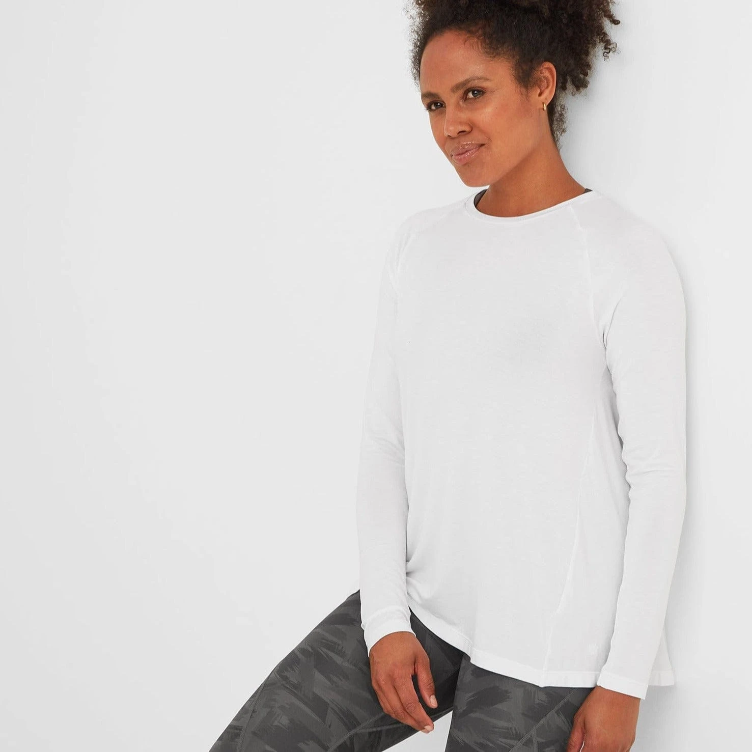 Tanton Womens Tech T-Shirt - Optic White 4 Tanton Womens Tech T-Shirt - Optic White - Image 2