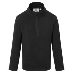 Toffolo Kids Zipneck Fleece - Black -Fashion General Store 61856 TOFF600