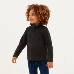 Toffolo Kids Zipneck Fleece - Black -Fashion General Store 61856 TOFF600 2
