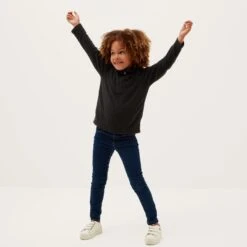 Toffolo Kids Zipneck Fleece - Black -Fashion General Store 61856 TOFF600 3