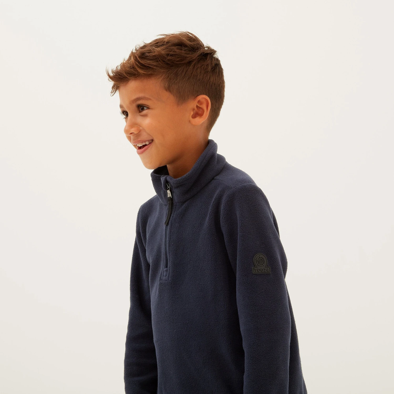 Toffolo Kids Zipneck Fleece - Navy 4 Toffolo Kids Zipneck Fleece - Navy - Image 2