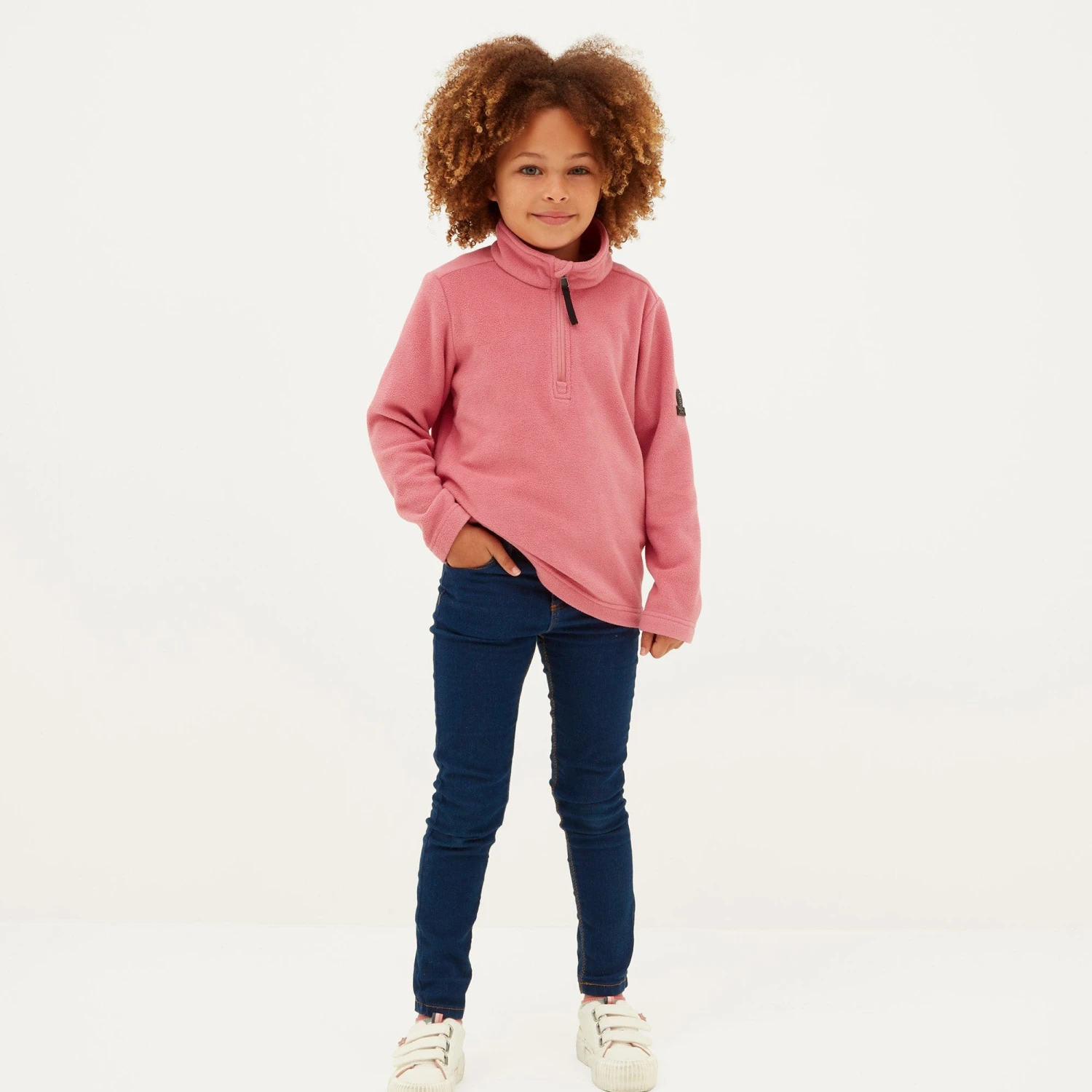 Toffolo Kids Zipneck Fleece - Playful Pink 6 Toffolo Kids Zipneck Fleece - Playful Pink - Image 4