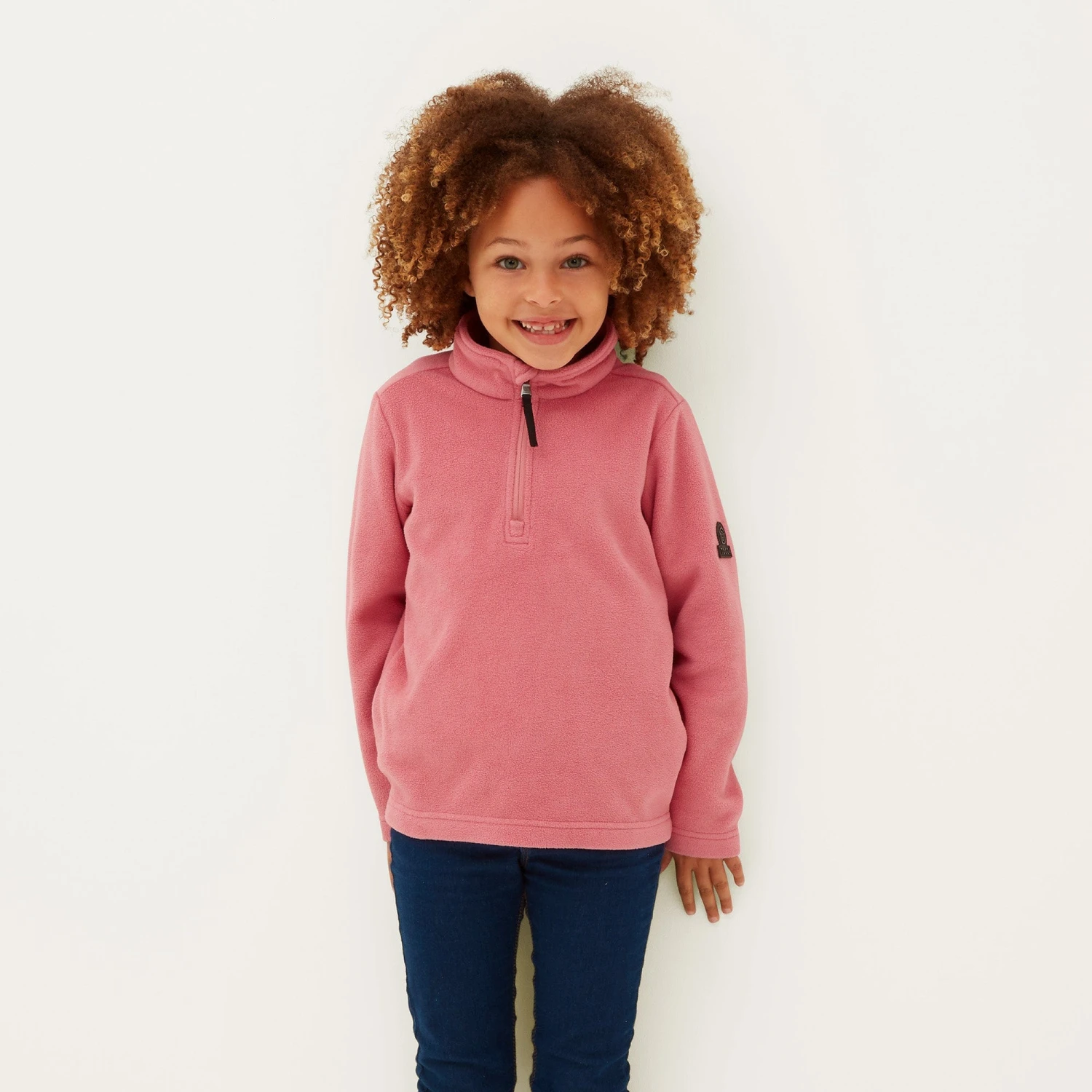 Toffolo Kids Zipneck Fleece - Playful Pink 7 Toffolo Kids Zipneck Fleece - Playful Pink - Image 5