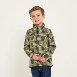 Toffolo Kids Zipneck Fleece - Leaf Camo 12 Toffolo Kids Zipneck Fleece - Leaf Camo -Fashion General Store 61856 TOFF620 4