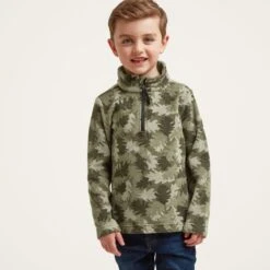 Toffolo Kids Zipneck Fleece - Leaf Camo 14 Toffolo Kids Zipneck Fleece - Leaf Camo -Fashion General Store 61856 TOFF620 6