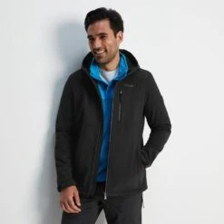 Truro Mens Hooded Softshell Jacket - Black -Fashion General Store 61856 TRURO001 7