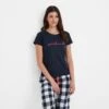 Unwind Womens Pyjama Trouser Set - Dark Indigo Check -Fashion General Store 61856 UNWI300 2