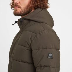 Watson Mens Long Insulated Jacket - Dark Khaki -Fashion General Store 61856 WATS002 4