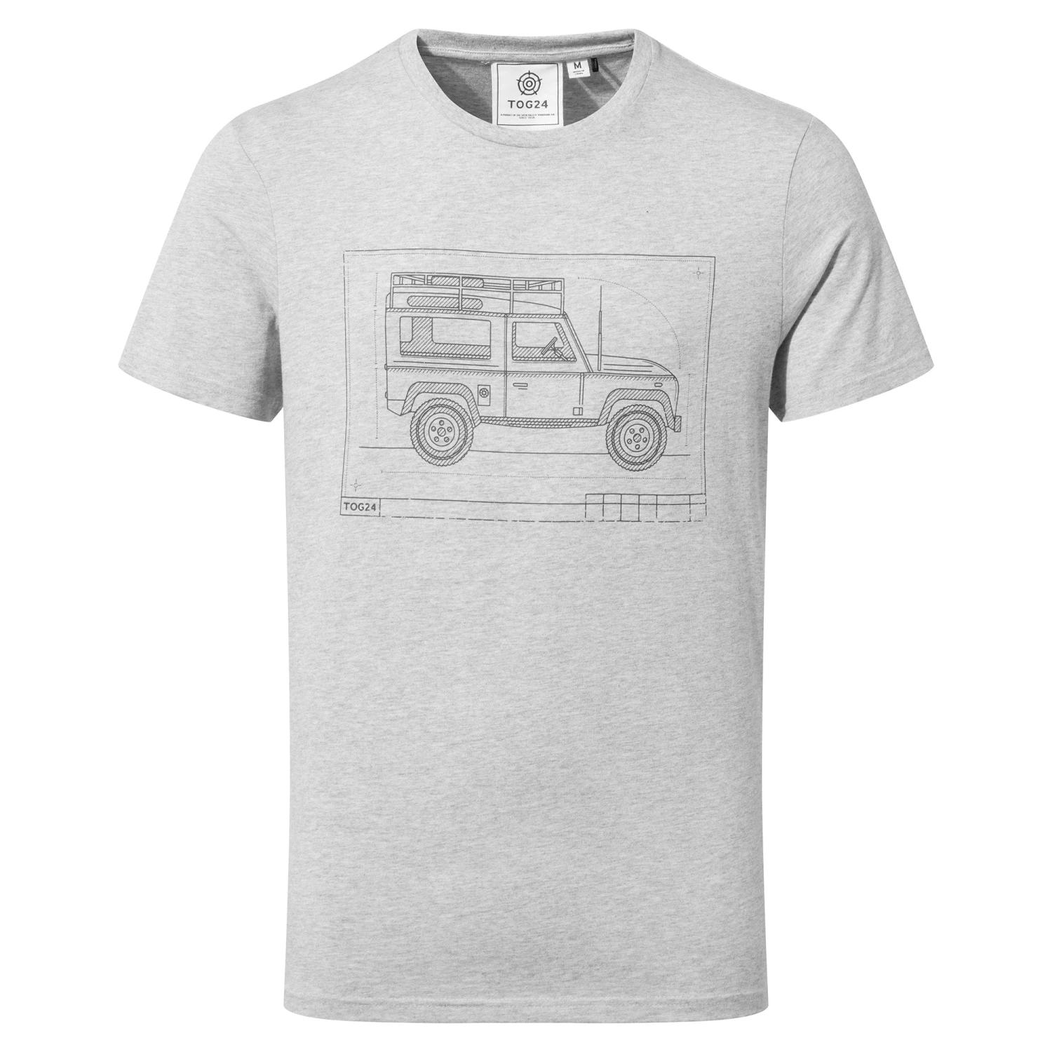 Whiston Mens T-Shirt - Light Grey Marl 8 Whiston Mens T-Shirt - Light Grey Marl - Image 6