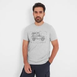 Whiston Mens T-Shirt - Light Grey Marl 10 Whiston Mens T-Shirt - Light Grey Marl -Fashion General Store 61856 WHIST002 2