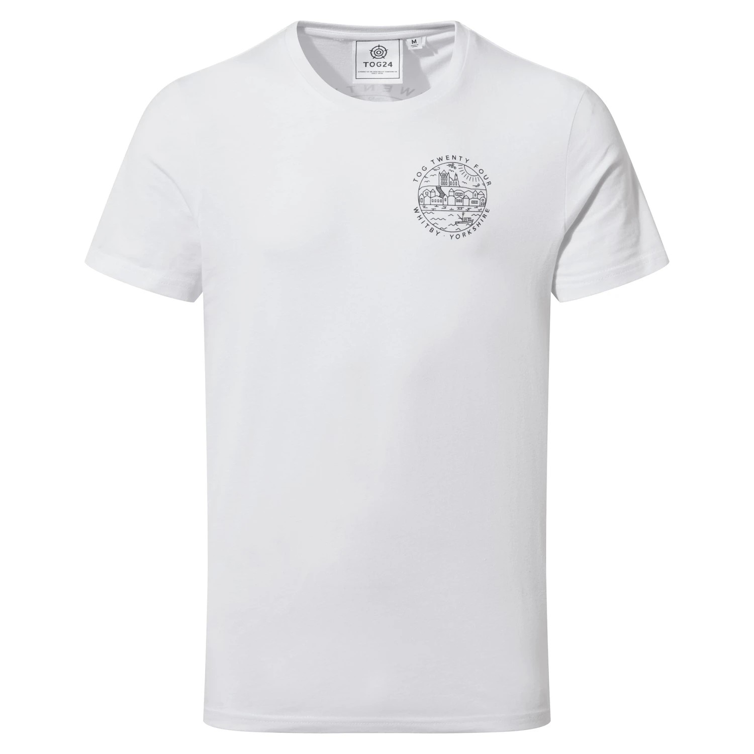 Whitby Mens T-Shirt - White 7 Whitby Mens T-Shirt - White - Image 5