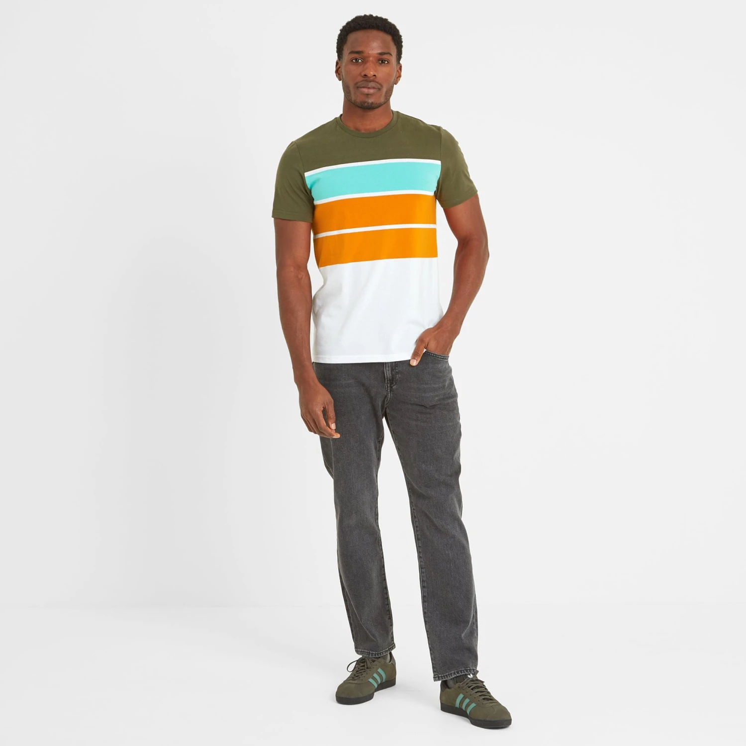 Whitwick Mens T-Shirt - Khaki 7 Whitwick Mens T-Shirt - Khaki - Image 5