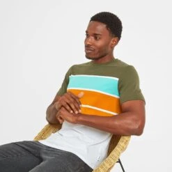 Whitwick Mens T-Shirt - Khaki 16 Whitwick Mens T-Shirt - Khaki -Fashion General Store 61856 WHITW002 6