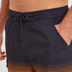 Wilbur Mens Stripe Swimshorts - Dark Indigo/Tangerine 12 Wilbur Mens Stripe Swimshorts - Dark Indigo/Tangerine -Fashion General Store 61856 WILB101 4