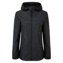 Craven Womens Waterproof Packaway Jacket - Black -Fashion General Store 61856 crav300