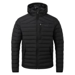Drax Mens Hooded Down Jacket - Black -Fashion General Store 61856 draxh001 1